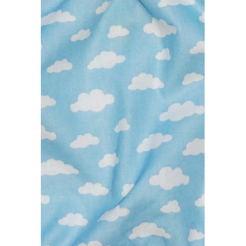 Tissu Le Nuage Bleu - Doudou pour Garçon de Fabrication Française