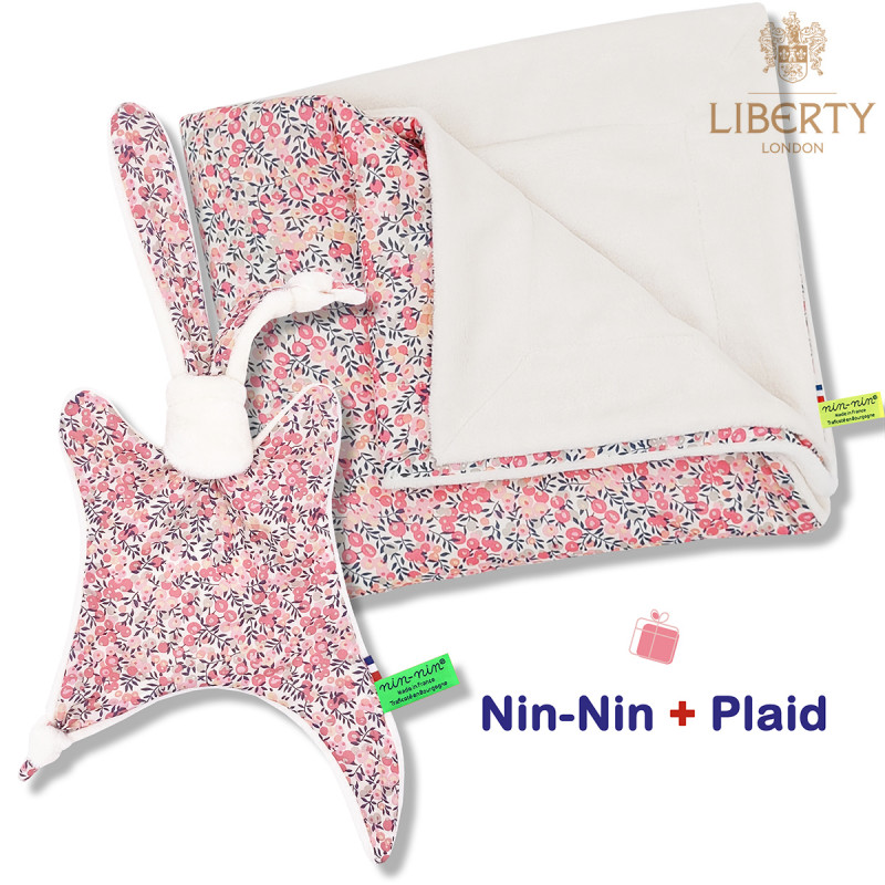 Coffret de naissance doudou et plaid Chelsea. Original et fabriqué en France. Doudou Nin-Nin Coffret de naissance doudou et plaid Chelsea. Original et fabriqué en France. Doudou Nin-Nin