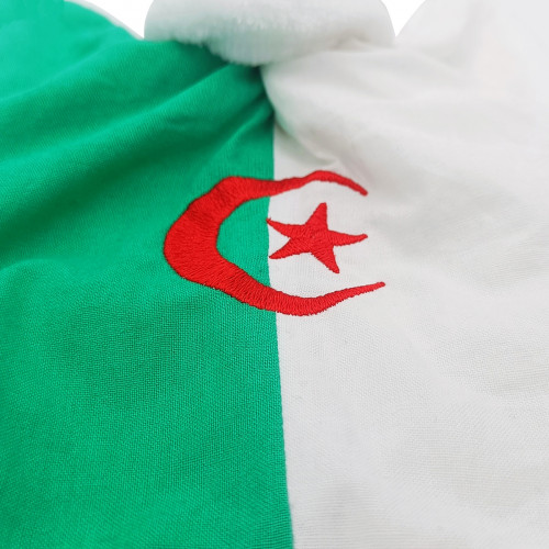Etiquette doudou Le Algérien. Cadeau de naissance personnalisé et made in France. Doudou Nin-Nin