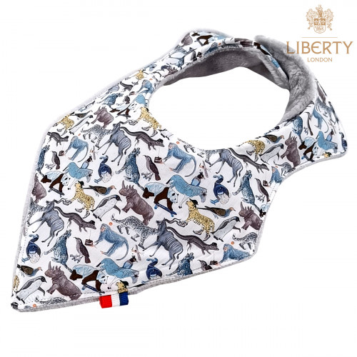 Bavoir bandana personnalisable "Noah". Made in France. Nin-Nin