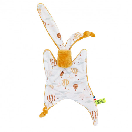 Doudou Montgolfière. Original et fabriqué en France. Marque Nin-Nin