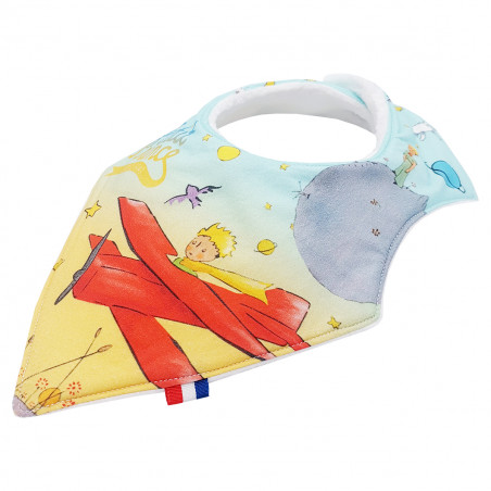 Bavoir bandana personnalisable Le Petit Prince. Made in France. Nin-Nin