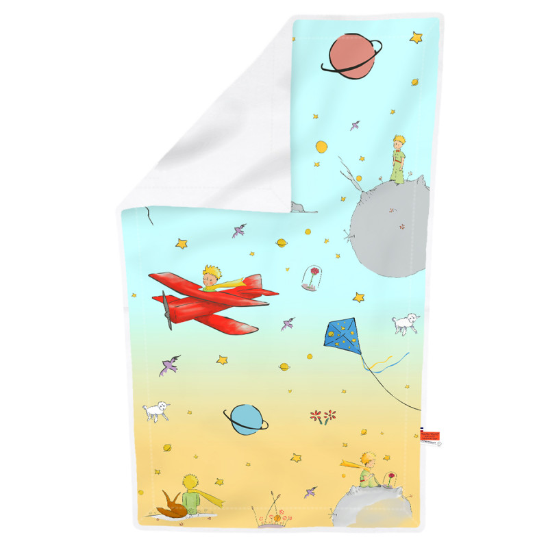 Plaid Le Petit Prince personnalisable pour bébé. Couverture fabriquée en France. Plaid Le Petit Prince personnalisable pour bébé. Couverture fabriquée en France.