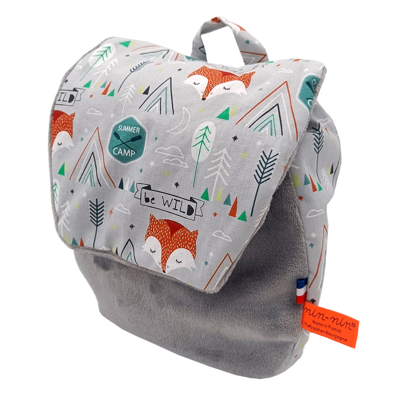 Sac à dos Fox pour bébé ou pour enfant personnalisable. Idéale pour la crêche ou la maternelle. Fabrication Française Sac à dos Fox pour bébé ou pour enfant personnalisable. Idéale pour la crêche ou la maternelle. Fabrication Française