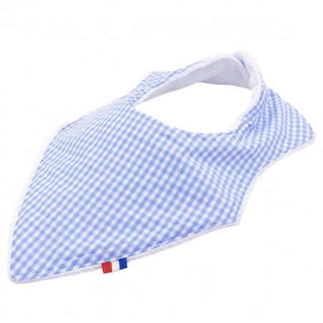 BAVOIR BANDANA LE VICHY BLEU