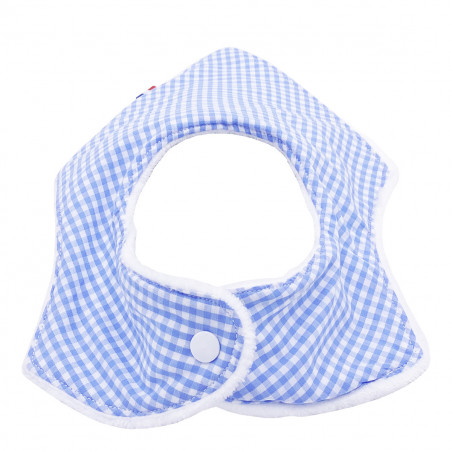 BAVOIR BANDANA LE VICHY BLEU