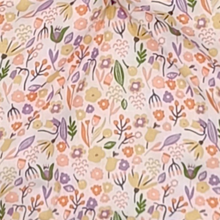 Tissu doudou Le Safari. Cadeau de naissance personnalisé et made in France. Doudou Nin-Nin
