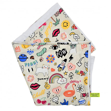 Couverture personnalisable pour bébé. Couverture fabriquée en France.