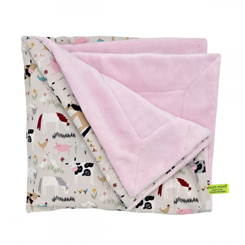 Plaid personnalisable pour bébé. Couverture fabriquée en France.