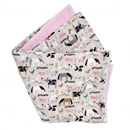 Couverture personnalisable pour bébé. Couverture fabriquée en France.