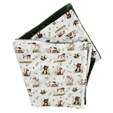 Couverture personnalisable pour bébé. Couverture fabriquée en France.