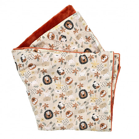 Couverture personnalisable pour bébé. Couverture fabriquée en France.