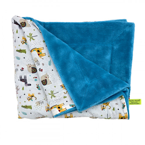Plaid personnalisable pour bébé. Couverture fabriquée en France.