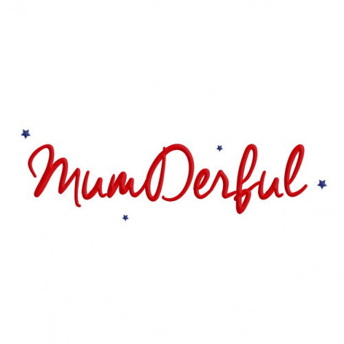 Sweat Femme Brodé Mumderful Gris Chiné - Fabrication Française