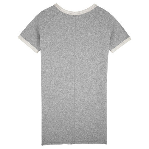 Robe Brodée Champion Du Monde Gris Chiné - Fabrication Française