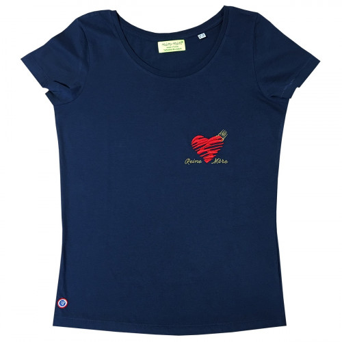 T-SHIRT FEMME "REINE MERE" NAVY