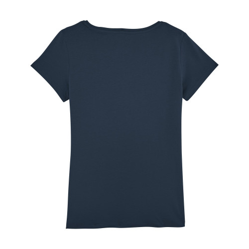 T-SHIRT FEMME "CHAMPION DU MONDE" NAVY VUE DE DOS