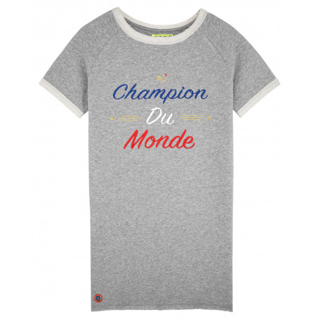 ROBE CHAMPION DU MONDE GRIS CHINE