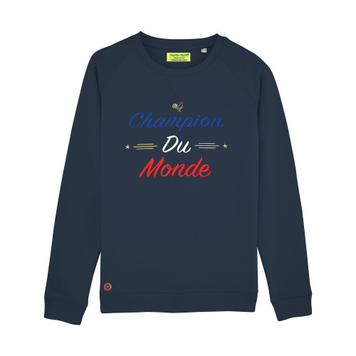 SWEAT FEMME CHAMPION DU MONDE NAVY