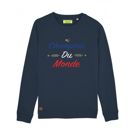 SWEAT FEMME CHAMPION DU MONDE NAVY