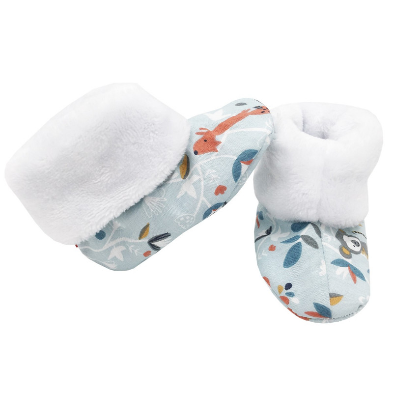 Chaussons hauts botton Vincennes - Cadeau de Naissance Made in France bébé