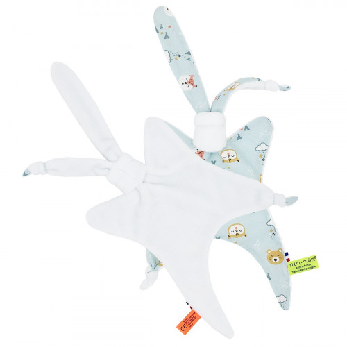 Vue arrière doudou Le Dakota. Cadeau de naissance original et made in France