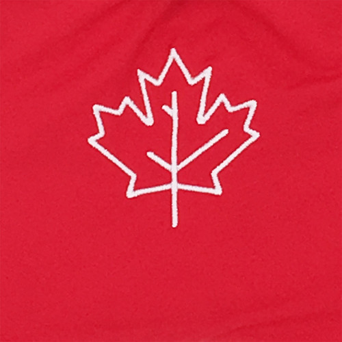 Tissu doudou Le Canadien. Cadeau de naissance original personnalisable et made in France.