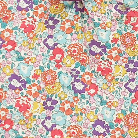 Tissu doudou Le Victoria Liberty of London. Cadeau de naissance original personnalisable et made in France.
