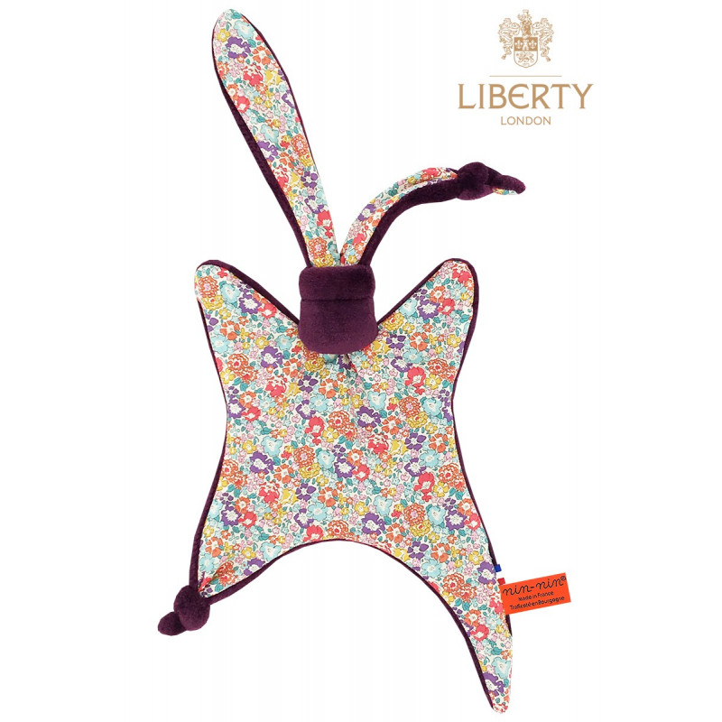 Doudou Le Victoria Liberty of London. Cadeau de naissance original personnalisable et made in France. Doudou Le Victoria Liberty of London. Cadeau de naissance original personnalisable et made in France.