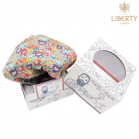 Boite tatouée doudou Le Victoria Liberty of London. Cadeau de naissance original personnalisable et made in France.
