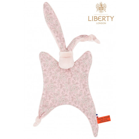 Doudou Le Thelma Liberty of London. Cadeau de naissance original, personnalisable et made in France.