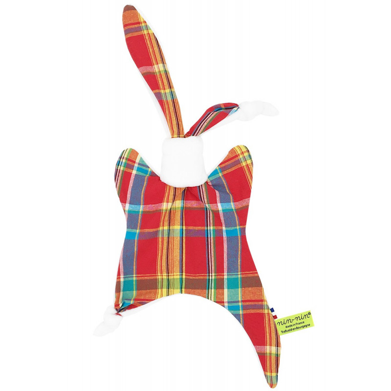 Doudou madras. Cadeau de naissance original personnalisable et made in France. Doudou madras. Cadeau de naissance original personnalisable et made in France.