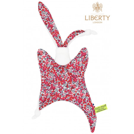 Doudou Le Lily Liberty of London. Style Jacadi. Cadeau de naissance original et made in France.