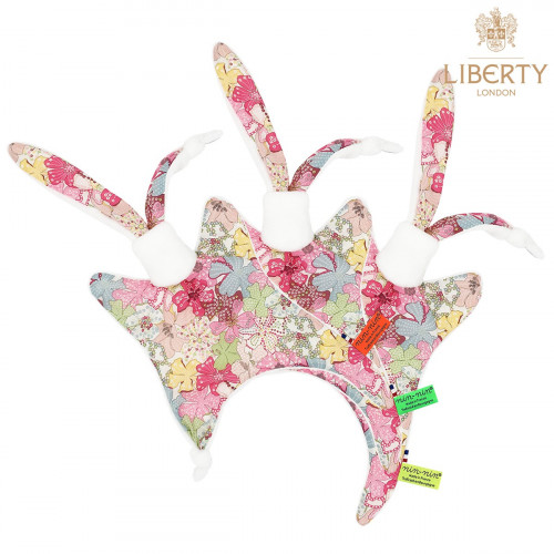 Étiquettes doudou Le Margaret Liberty of London. Style Jacadi. Cadeau de naissance personnalisable, original et made in France.