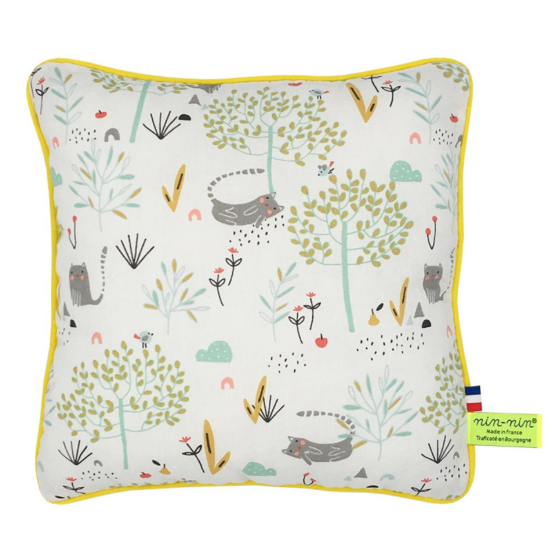Personalised pillow zen. Original birth gift made in France. Brand Nin-Nin Personalised pillow zen. Original birth gift made in France. Brand Nin-Nin