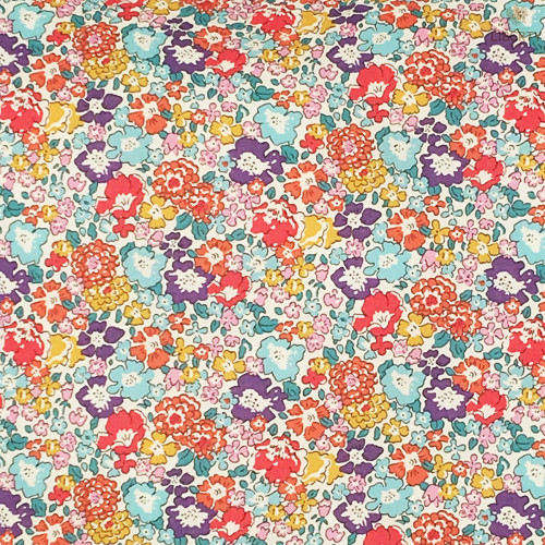 Tissu coussin Victoria Liberty of London. Cadeau de naissance original personnalisable et made in France. Nin-Nin