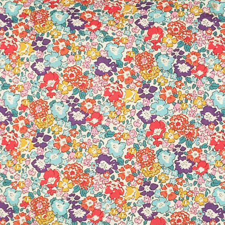 Tissu coussin Victoria Liberty of London. Cadeau de naissance original personnalisable et made in France. Nin-Nin