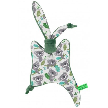 Doudou Koala. Original et fabriqué en France. Marque Nin-Nin