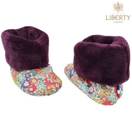 Bottons Victoria Liberty of London pour bébé. Cadeau de Naissance Made in France. Nin-Nin