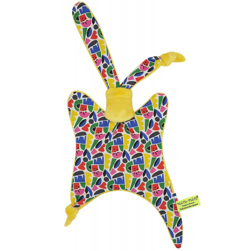 Doudou personnalisé Le Chérie Chérie. Cadeau de naissance personnalisable et made in France. Doudou Nin-Nin Doudou personnalisé Le Chérie Chérie. Cadeau de naissance personnalisable et made in France. Doudou Nin-Nin