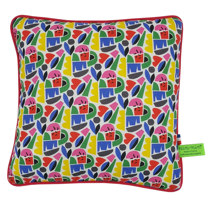 Coussin Chérie Chérie. Cadeau de naissance original personnalisable et made in France. Doudou Nin-Nin Coussin Chérie Chérie. Cadeau de naissance original personnalisable et made in France. Doudou Nin-Nin