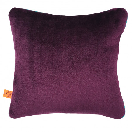 Vue arrière coussin "Girl Power". Cadeau de naissance original personnalisable et made in France. Nin-Nin