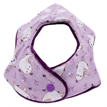 Pression bavoir bandana personnalisable "Le What The Phoque". Made in France. Nin-Nin