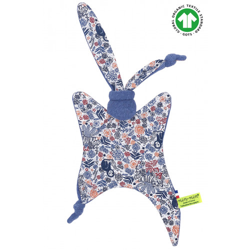 Doudou Bio Le Wild. Cadeau de naissance GOTS, original et made in France. Nin-Nin