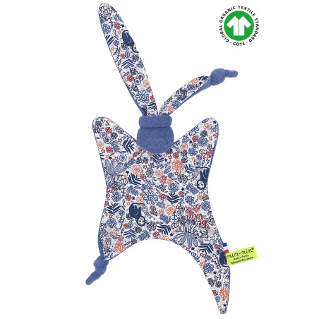 Doudou Bio Le Wild. Cadeau de naissance GOTS, original et made in France. Nin-Nin