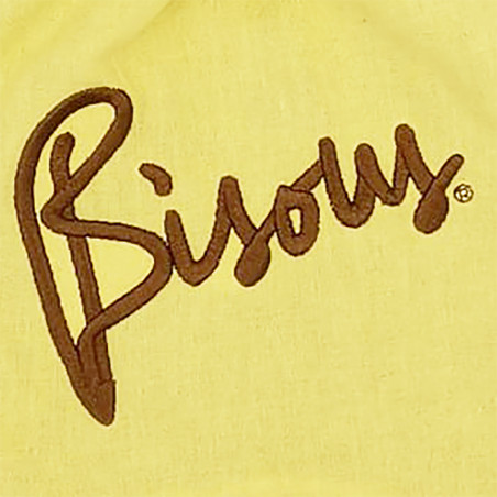 Tissu doudou Bisous Le Chocolaté. Cadeau de naissance personnalisé et made in France. Doudou Nin-Nin