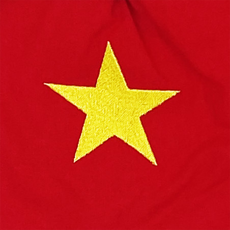 Tissu doudou Le Vietnamien. Cadeau de naissance personnalisé et made in France. Doudou Nin-Nin