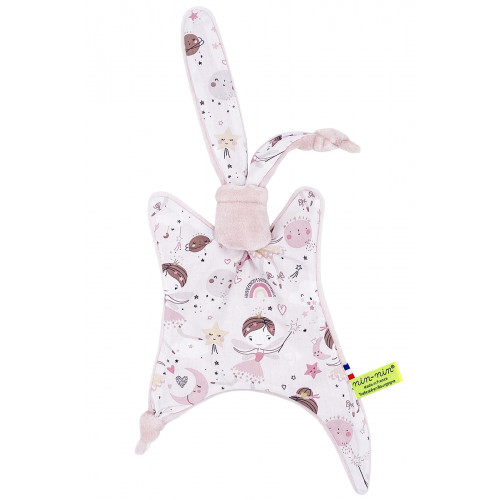 Doudou Le Clochette. Cadeau de naissance personnalisé et made in France. Doudou Nin-Nin