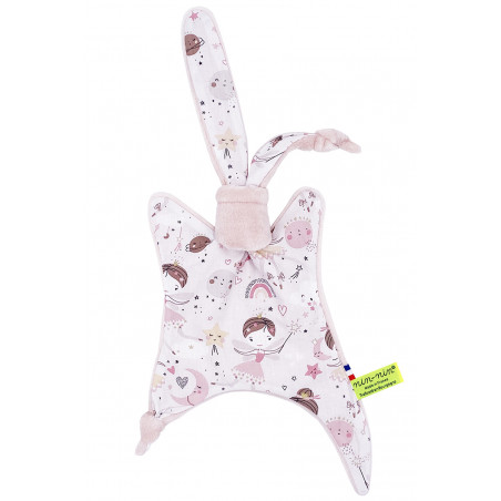 Doudou Le Clochette. Cadeau de naissance personnalisé et made in France. Doudou Nin-Nin