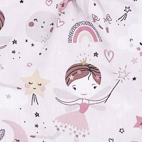 Tissu doudou Le Clochette. Cadeau de naissance personnalisé et made in France. Doudou Nin-Nin